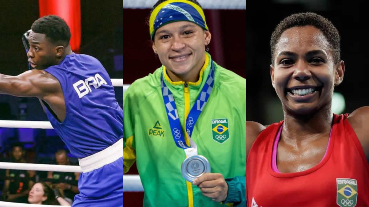 Atletas do boxe brasileiro em Paris 2024